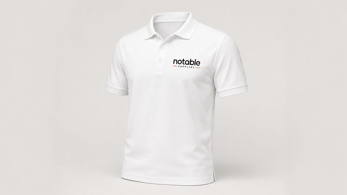 Branded polo shirt, uniforms and corporate wear supplied by Notable Supplies in Uganda